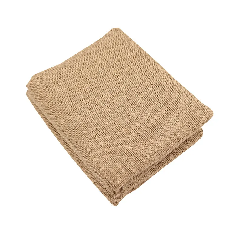 

50x160cm Jute Sack Linen Cloth Fabric For DIY Hand Work Storage Bags Christmas Home Decoration