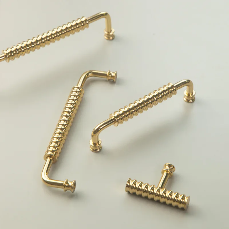 

Изысканные ручки для мебели из чистой латуни 10 шт., ручки для ящиков, для шкафов, комодов, ТВ, винных шкафов