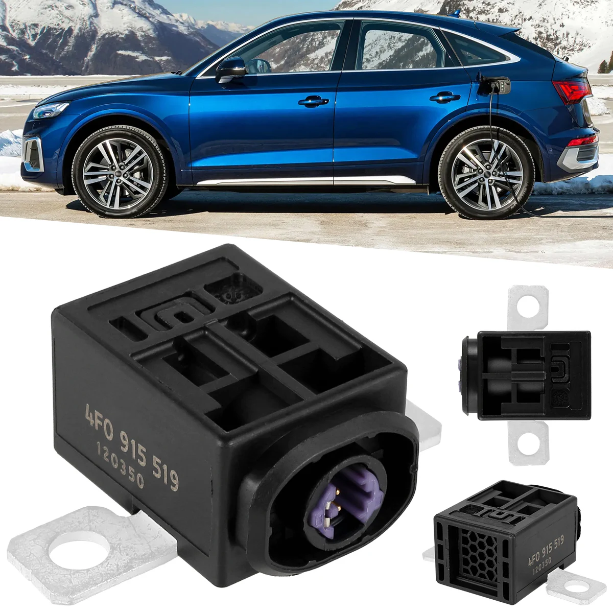 

Battery Fuse Overload Protection Trip Reusable Durable Wear-Resistant Battery Cut Off Fuse Box Protection Control for Car Auto