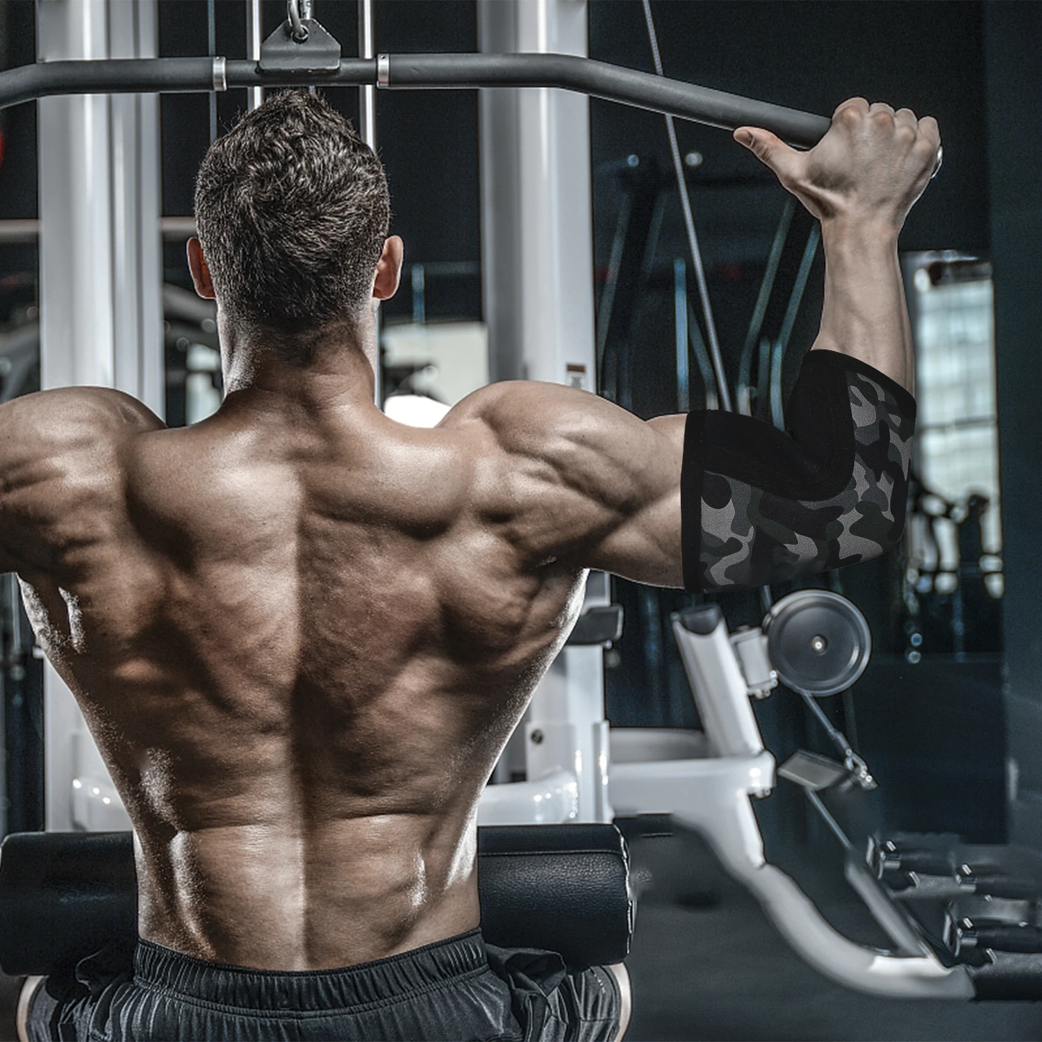 Компрессионные налокотники 1 пара 7 мм поддержка рук защитные рукава для