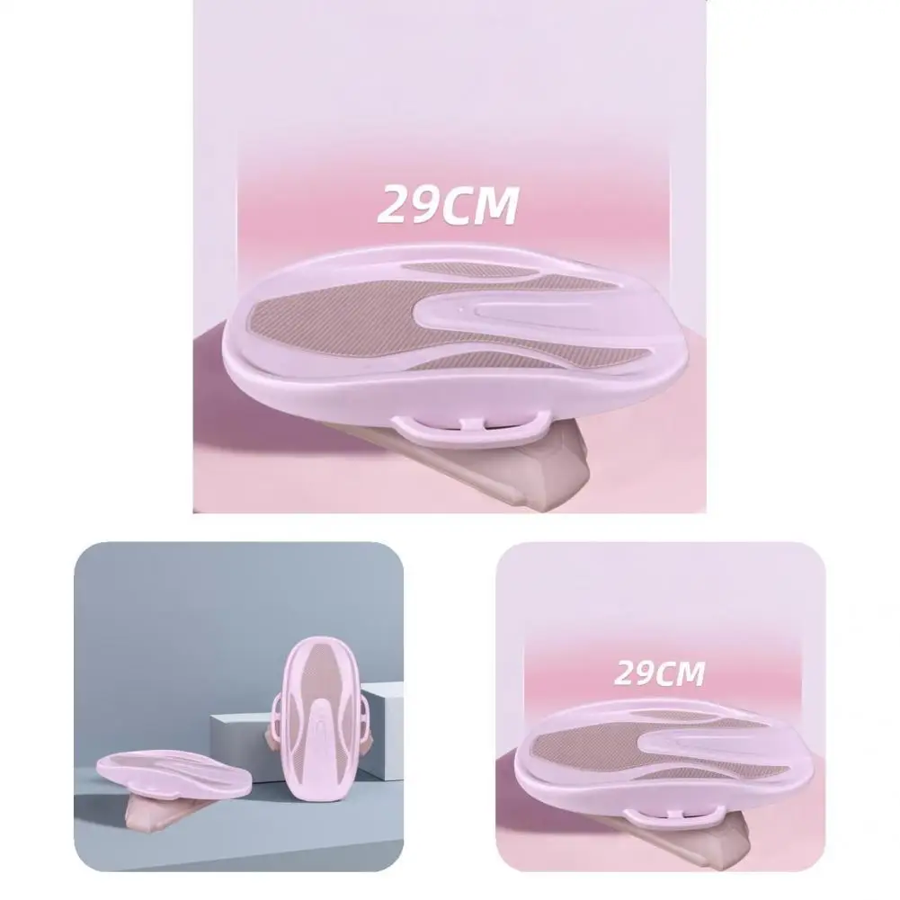 

Arc Shape Pedal 1 Pair Comfortable Separate Design Rotating Waist Disc PP Waist Rotating Plate Widen for Workout