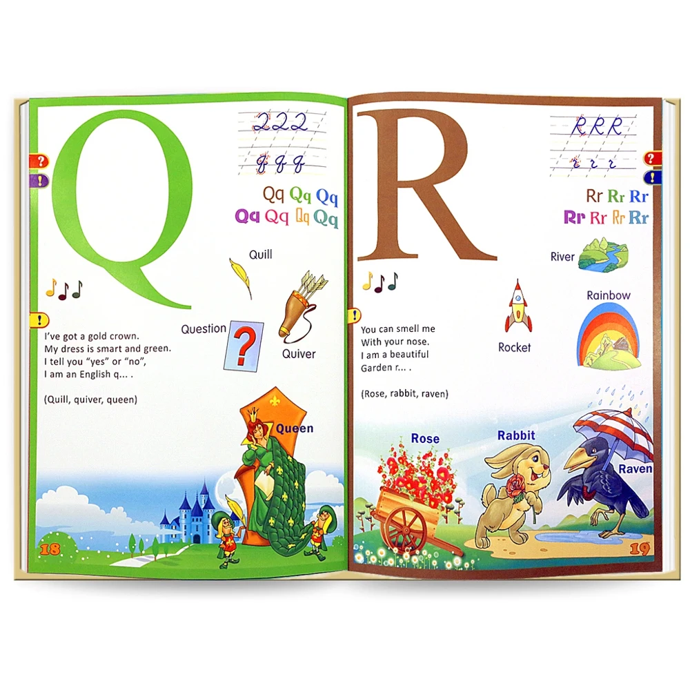 Книга English ABC. Говорящий Букварь. Букварь для говорящей ручки ЗНАТОК + рабочая