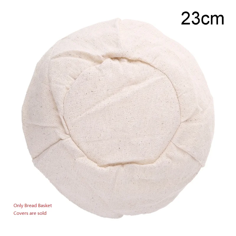 

Корзина из ротанга для брожения, посуда для выпечки, круглая корзина для хлеба, тканевая крышка, домашняя кухня, пекарская хозяйка, инструме...