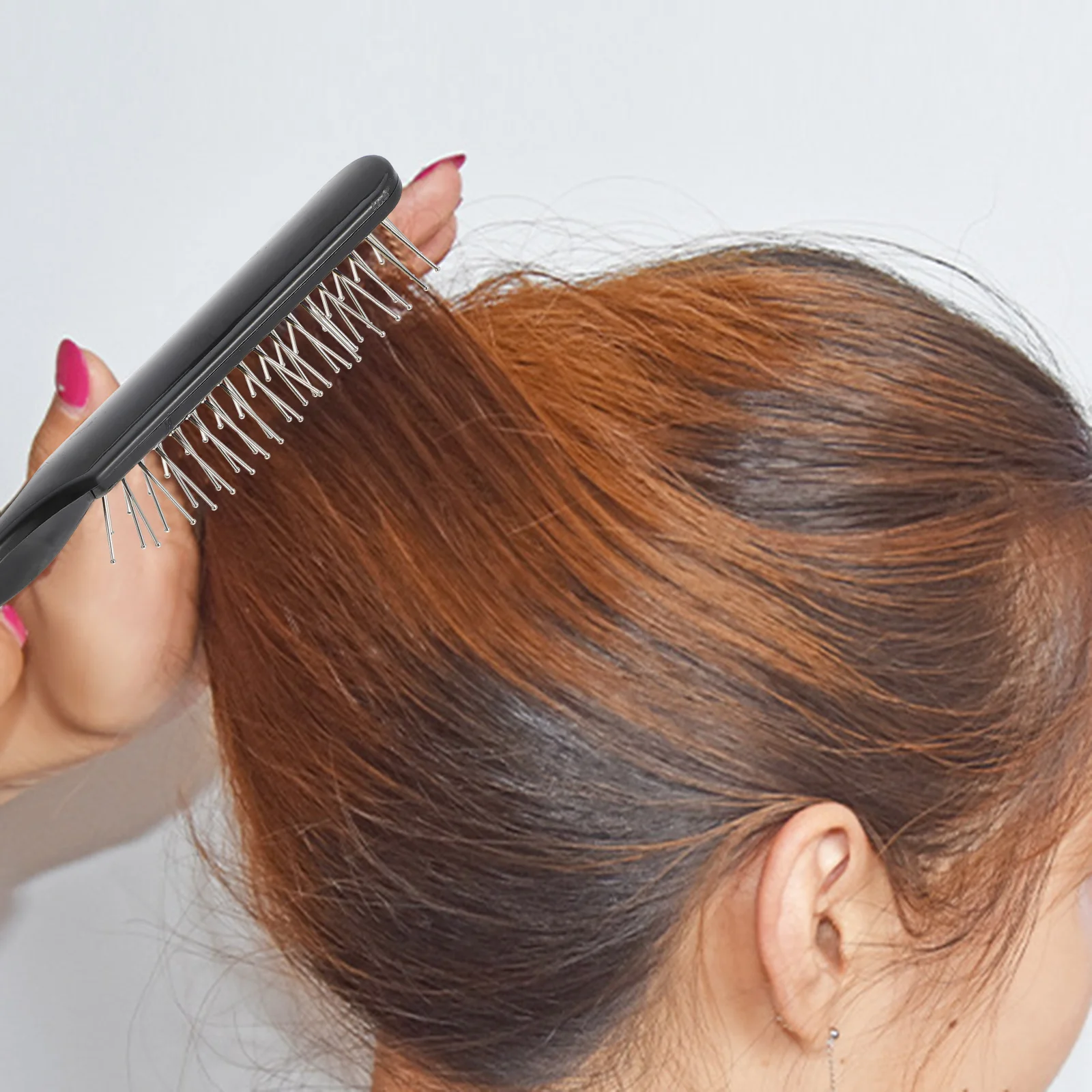 

2 Pcs Hair Comb Teasing Brush Rat Tail Pick Detangling Airbag Abs Styling Massage Dye