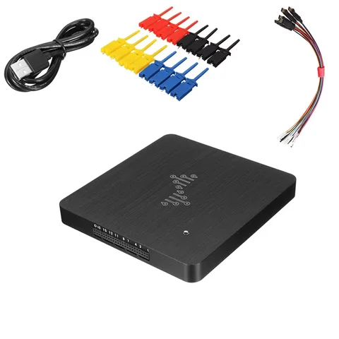 Портативный металлический логический анализатор DSLogic, 16 каналов, 100 МГц, USB-отладочный логический анализатор DreamSourceLab DSLogic U2Basic