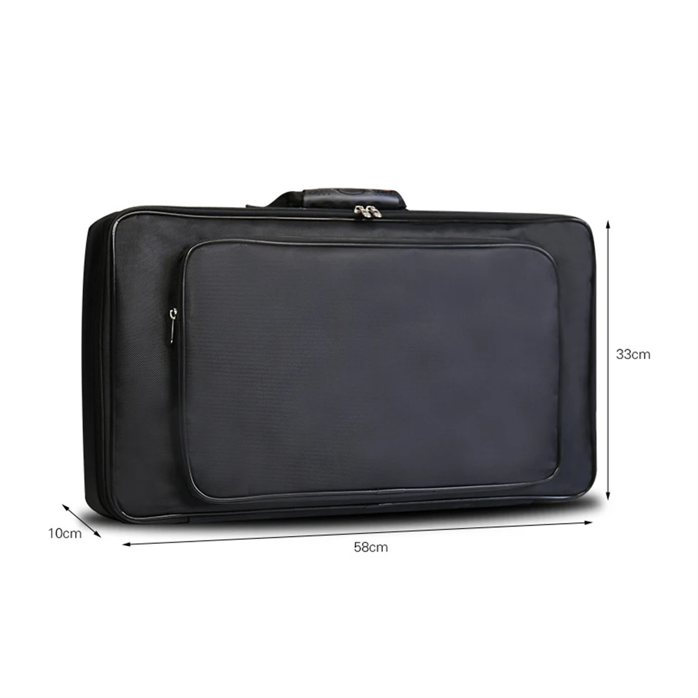 

Portable Guitar Pedalboard Bag Effects Pedal Board Storage Carry Case Large Size DIY Guitar Pedalboard Pouch 58x33x10cm