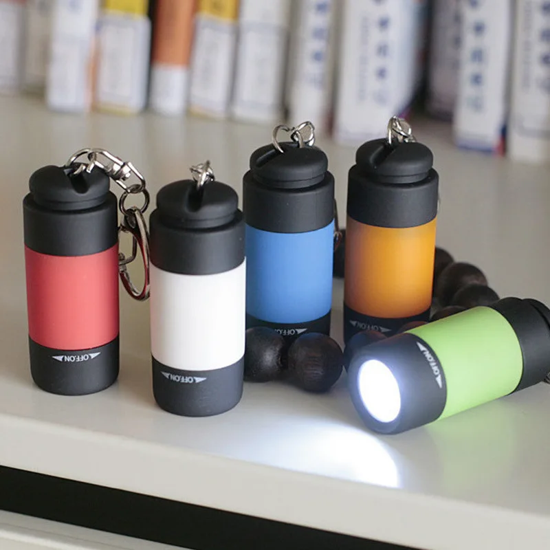 Mini Flashlight Usb Rechargeable Led Outdoor Small Keychain Light Portable Plastic Flashlight Nitecore Edc Lanterna Linterna