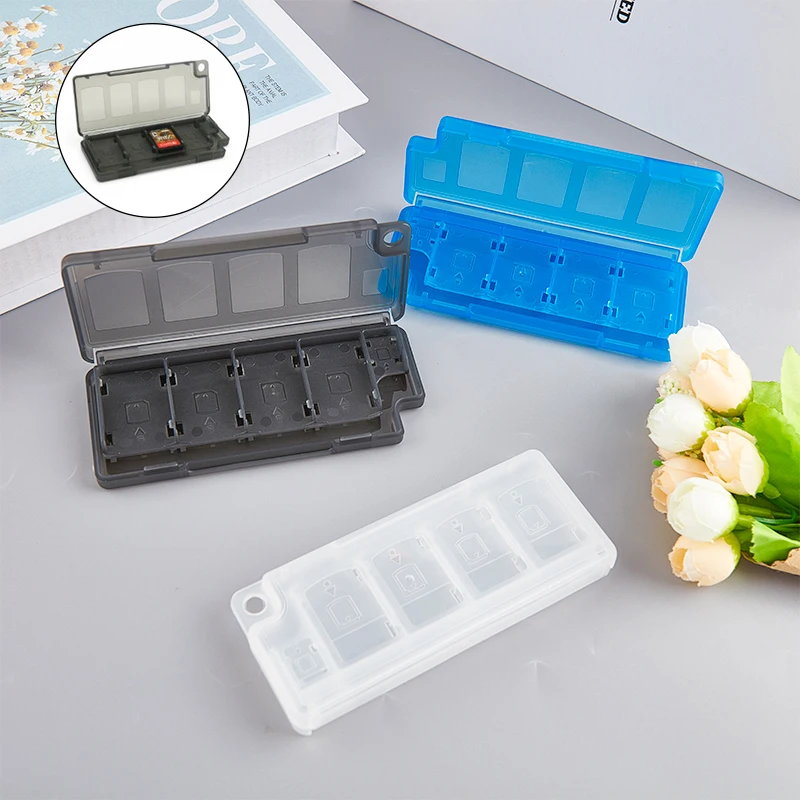 

8 In 1 Card Holder Game Card Protective Storage Case Anti Dust Cover Nintendo Game Accessories Switch Game Storage Box
