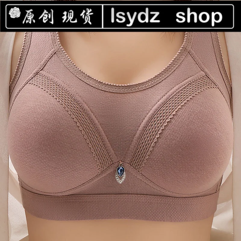 

ICCLEK Special Offer Summer Tube Top Type Large Size Large Shoulder Strapless Middle-aged Elderly Bra Thin Lad