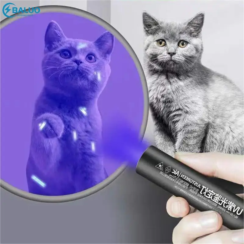 Rechargeable Dog And Cat Ringworm Detector UV Ringworm Lamp Pet 365nm Fungus Test Light Cosmetics Fluorescence Anti-Counterfeiti