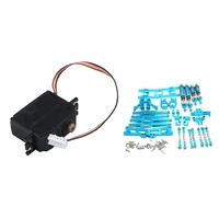 upgrade 25g metal gear servo with 12428 upgrade accessories kit for wltoys blue