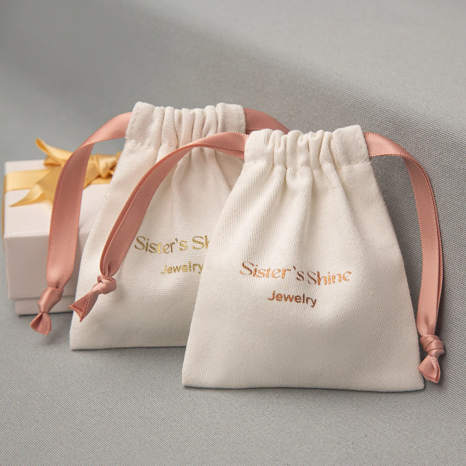 

Cotton Gift Bags Party Candy Sack 5x7cm(2"x2.75") 7x9cm 11x14cm 15x20cm(6x8in) Makeup Cosmetic Drawstring Pouches