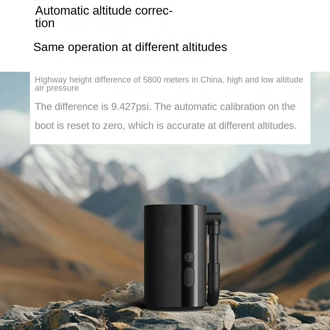 Портативный мини-электрический воздушный насос для велосипедов беспроводной