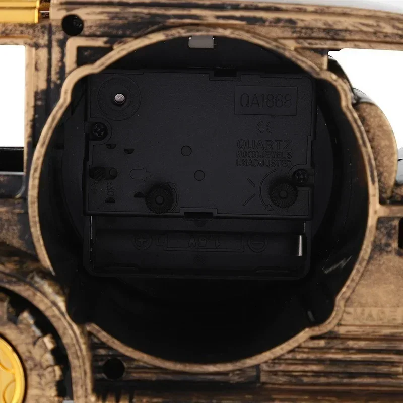 Винтажные часы в форме автомобиля настольная ретро-будильник лампа прикроватная