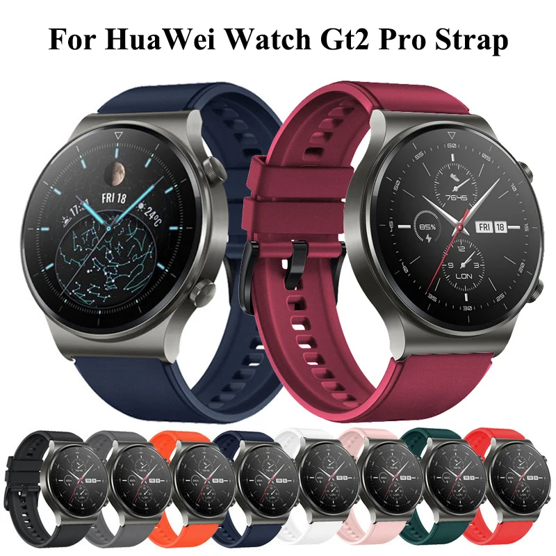Ремешок для Huawei Watch GT 2 Pro спортивный силиконовый сменный Браслет Модные Ремешки