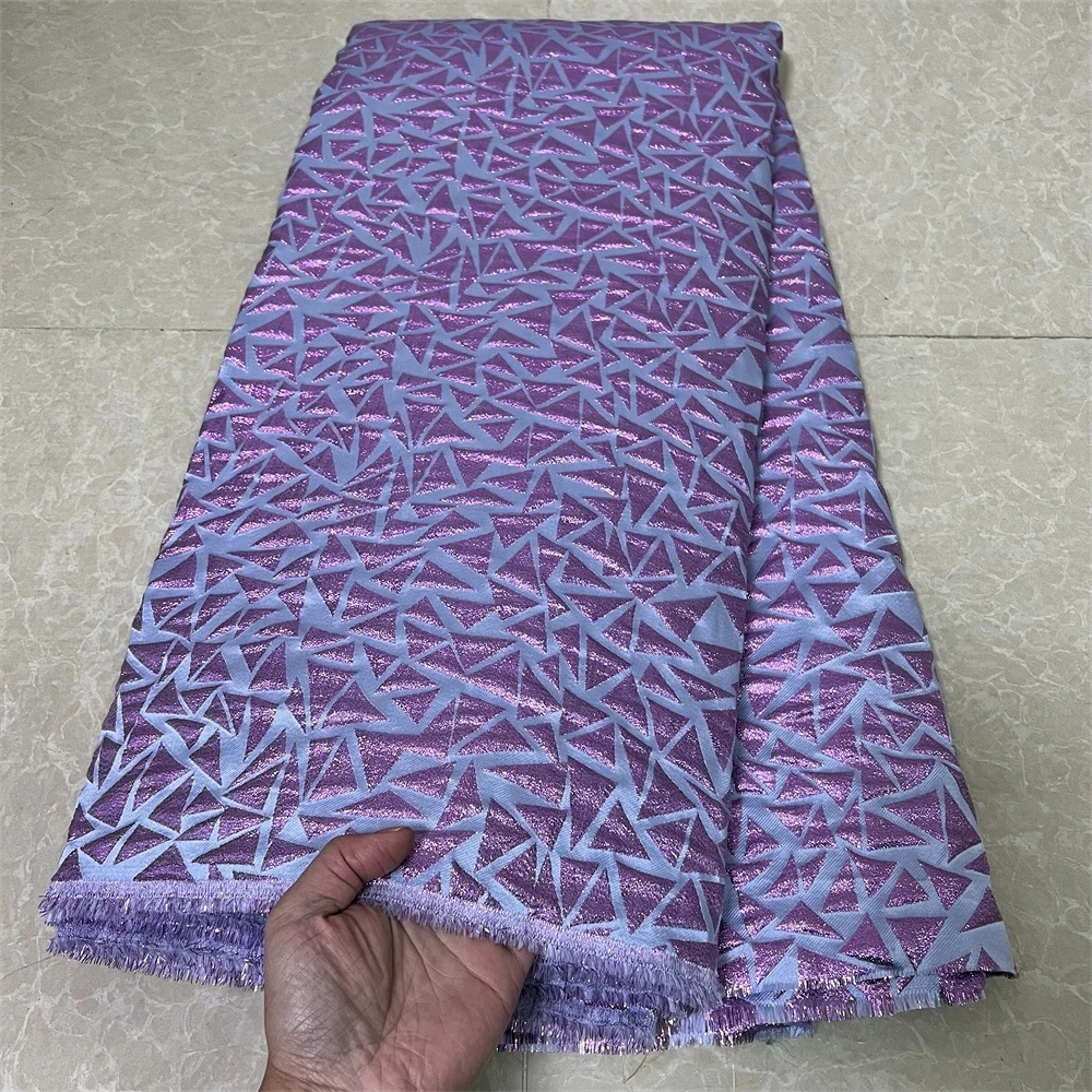 2024 африканская жаккардовая кружевная ткань для женщин вышивка женские платья