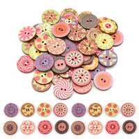 kaobuy 2040 pcs sewing button retro round button solid random mixed color for diy clothes dolls crafts garment accessories