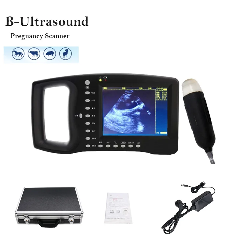 

Portable Animal Pregnancy Test Veterinary Ultrasound Scanner For Small Animals Dogs Cats Pigs Sheep GDF-A4