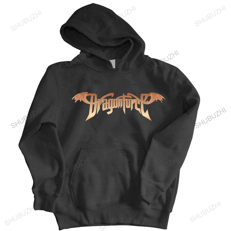 

Мужская хлопковая толстовка на молнии с логотипом Dragonforce, Мужская Черная Толстовка в стиле рок, тонкая Стильная мужская Толстовка большого ...