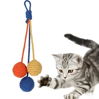 cat scratching ball toy cat claw grinder scratching ball colorful twine ball pet toy funny cat claw grinder scratching ball for