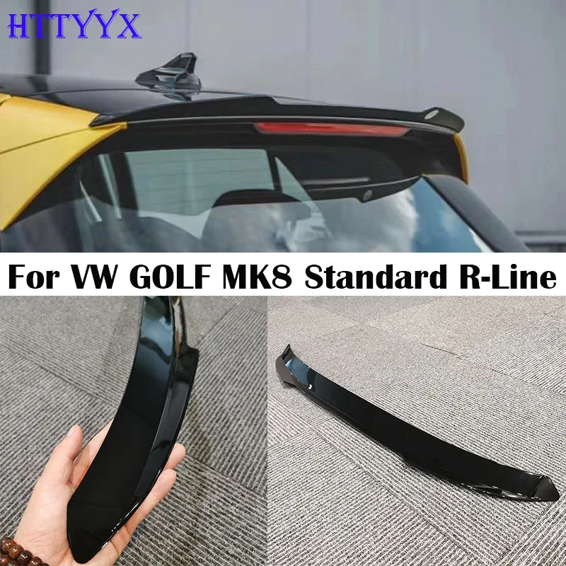 

HTTYYX Gloss Black Maxton Style Rear Roof Spoiler Wing Extension Add-On For Volkswagen Golf 8 MK8 Standard R-Line 2020 2021+