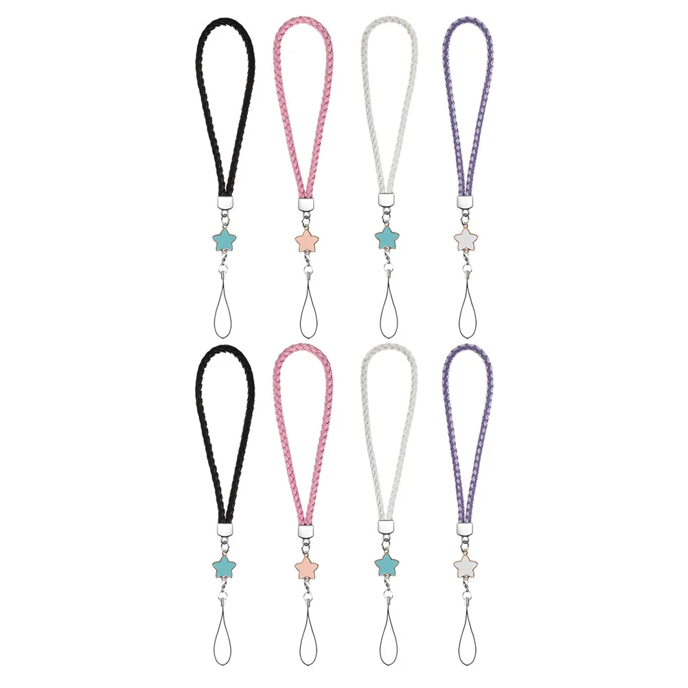 

8pcs Phone Straps Cellphone Anti-lost Straps Hanging Phone Keychain Ropes