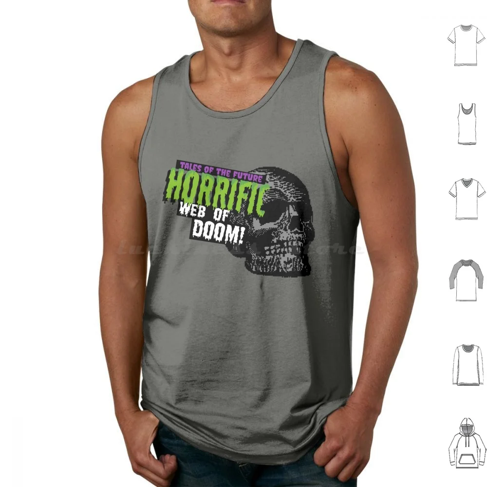 

Ужасная сеть Дума! Майка без рукавов Dedsec Web Of Doom Sitara Cosplay 2