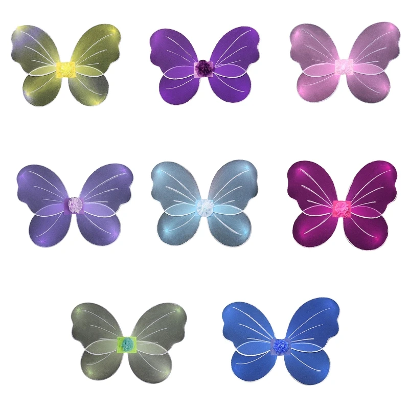 

Fairy Angel Butterfly Wings Party Fancy Dress Costume Christmas Halloween Cosplay/Photography/Performance Accessories T8NB