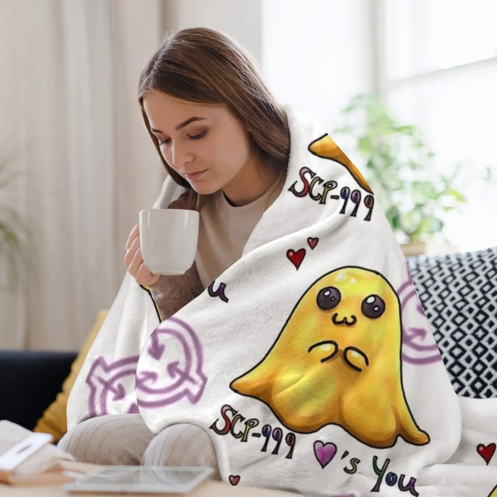 SCP 999 любит тебя одеяло детские милые одеяла