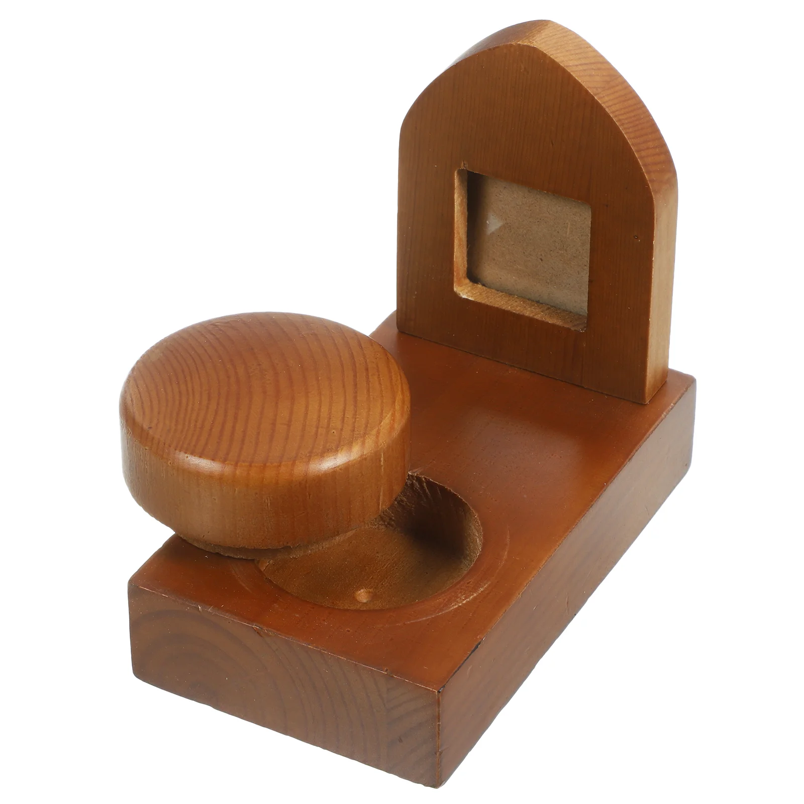 

Pet Urn Wood Dog or Cat Ashes Urn Memorial Pet Hair Keepsake Memory Box with Photo Frame for Pet Owners