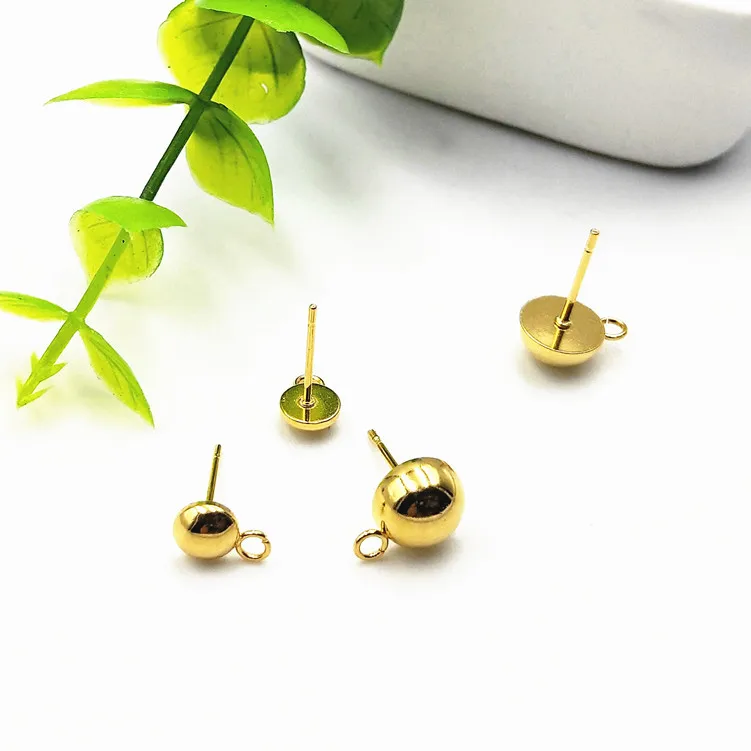 20pcs 316L Stainless Steel Jewelry Making Earrings Post without Earnut Earstuds Studs Earring Component
