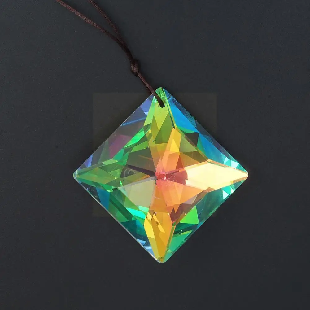 

50mm Lamp Ball Prism Crystal Ball Rainbow Maker Window Hanging Ornament Garden Suns Home Catcher Decor O1d6