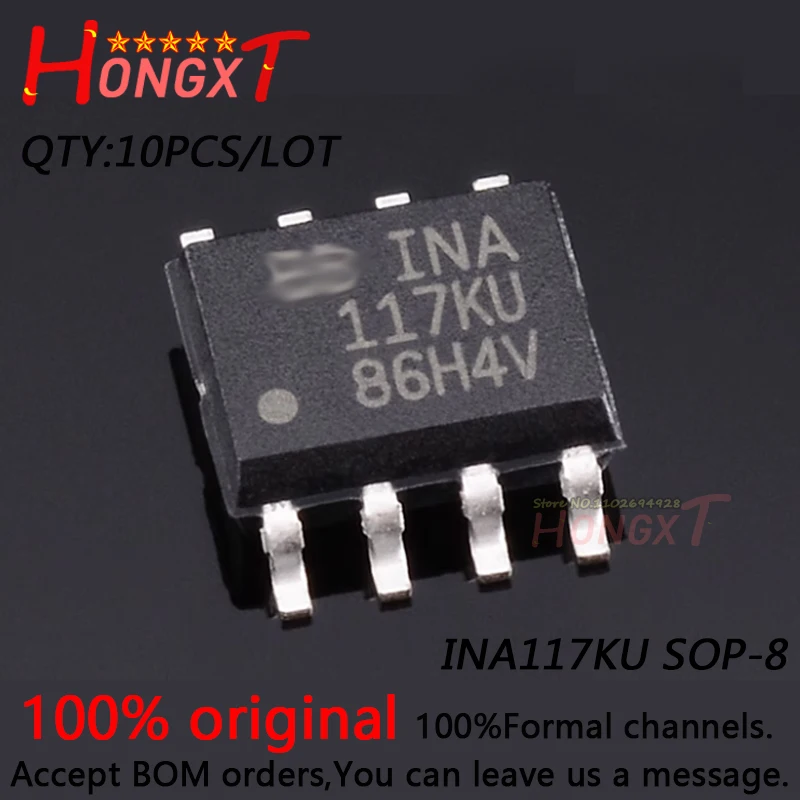 

10 шт. 100% новый INA117KU SOP-8.Chipset