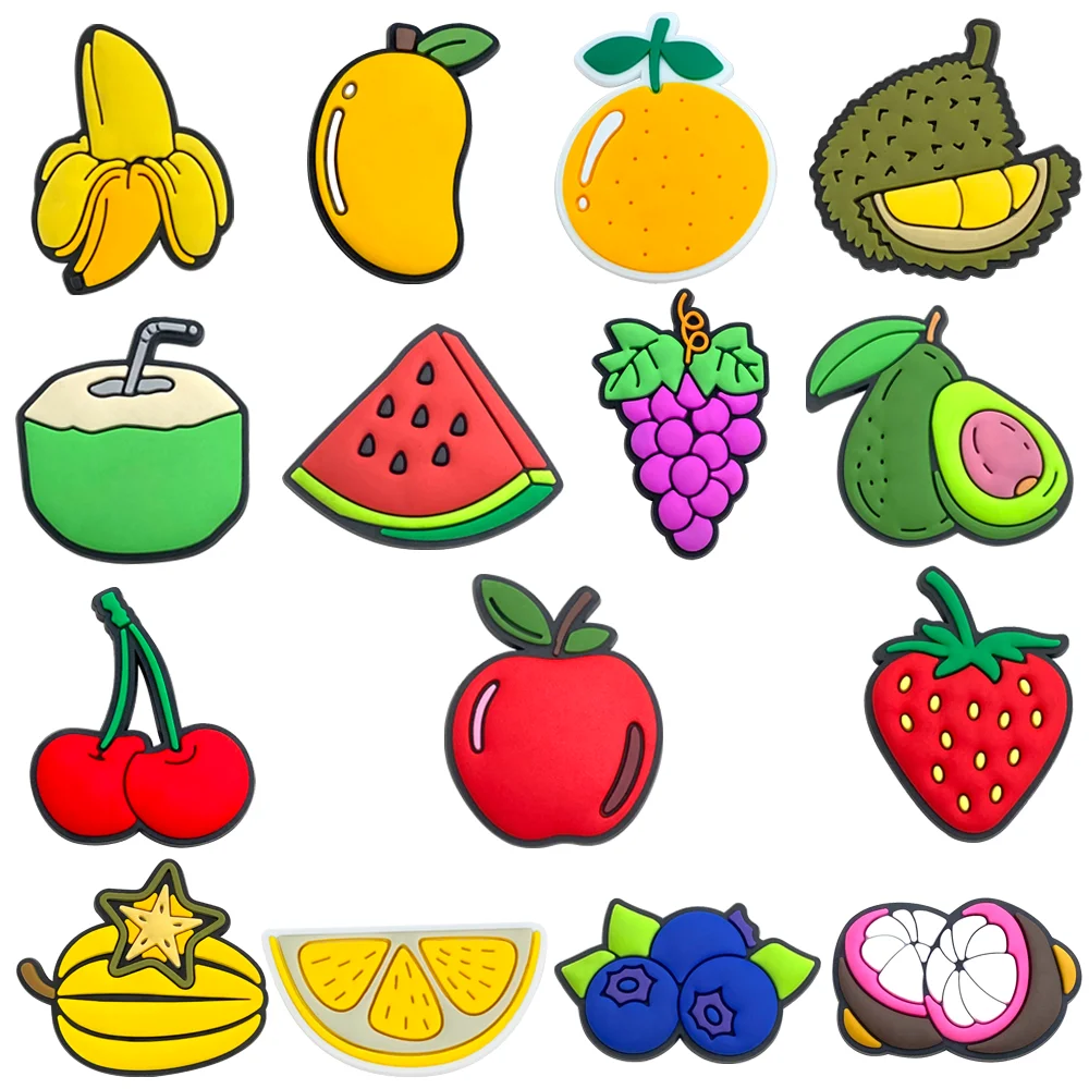 1 шт. подвески для обуви в виде клубники банана арбуза аксессуары друзей подарки