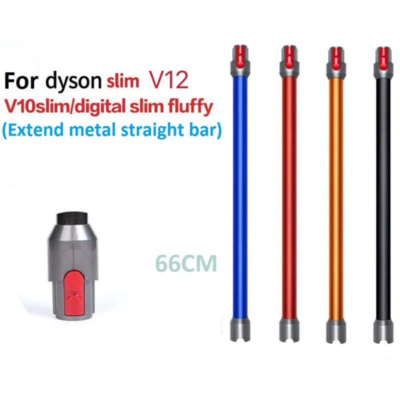 

Extension Rod For Dyson V10slim/Digital Slim Fluffy Metal Quick Release Straight Pipe Bar Handheld Wand Tube Vacuum
