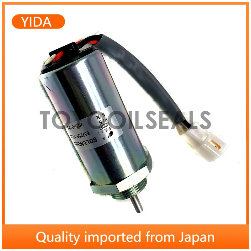 

897209-1152 flameout switch solenoid valve for Hitachi EX55/70 ZAX55 Isuzu 4LE2