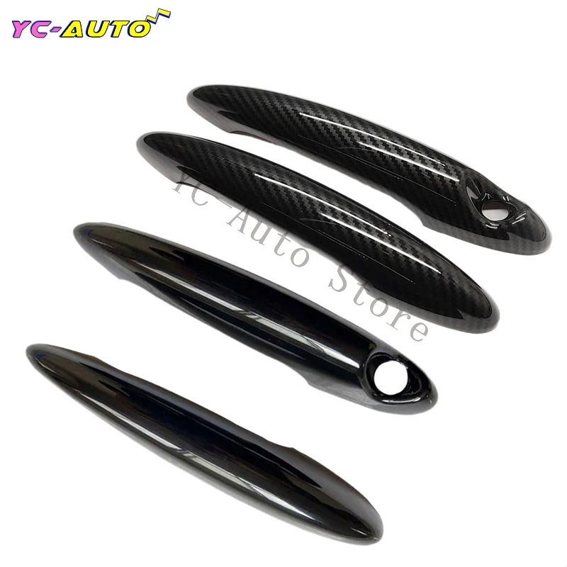 

2pcs Gloss Black Door Handle Cover For BMW MINI Cooper S series R50 R53 R55 R56 Sticker Trim Car Styling Exterior Accessories
