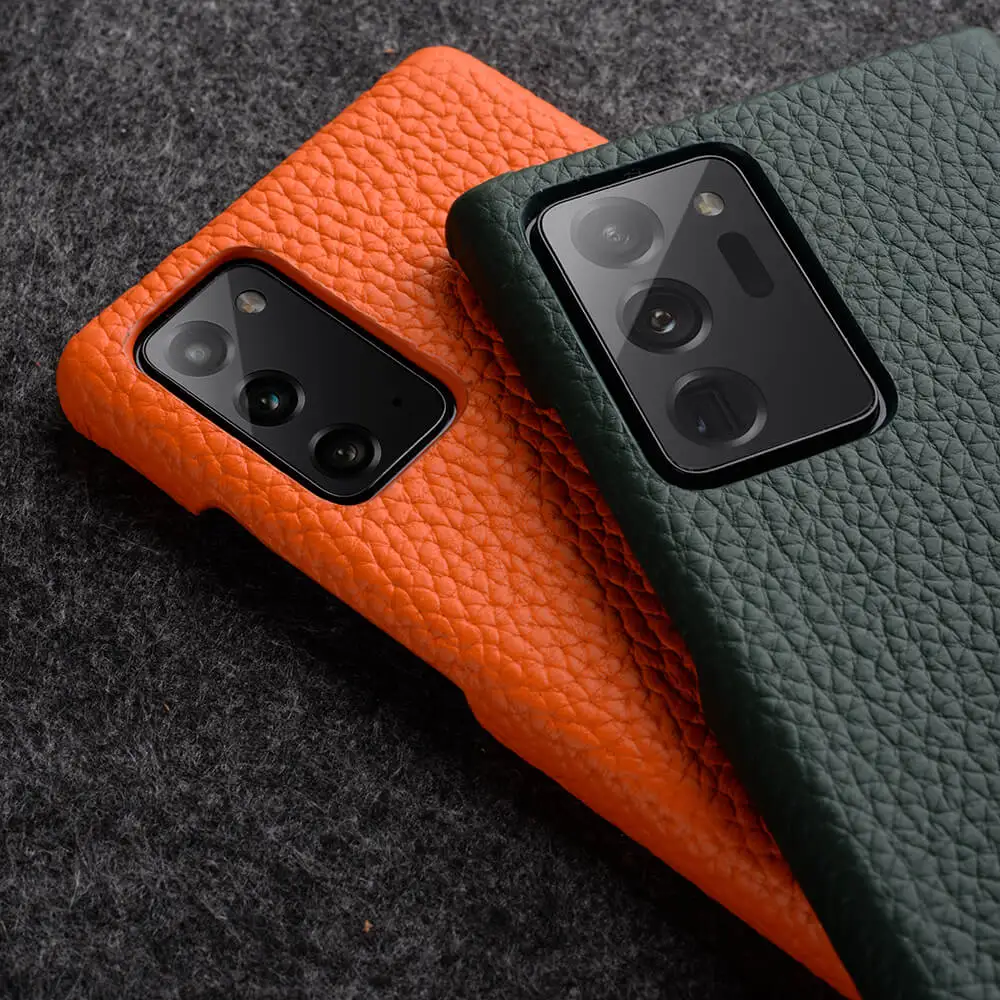 Задняя крышка из натуральной яловой кожи для Samsung Galaxy Note 20 Ultra 5G настоящий