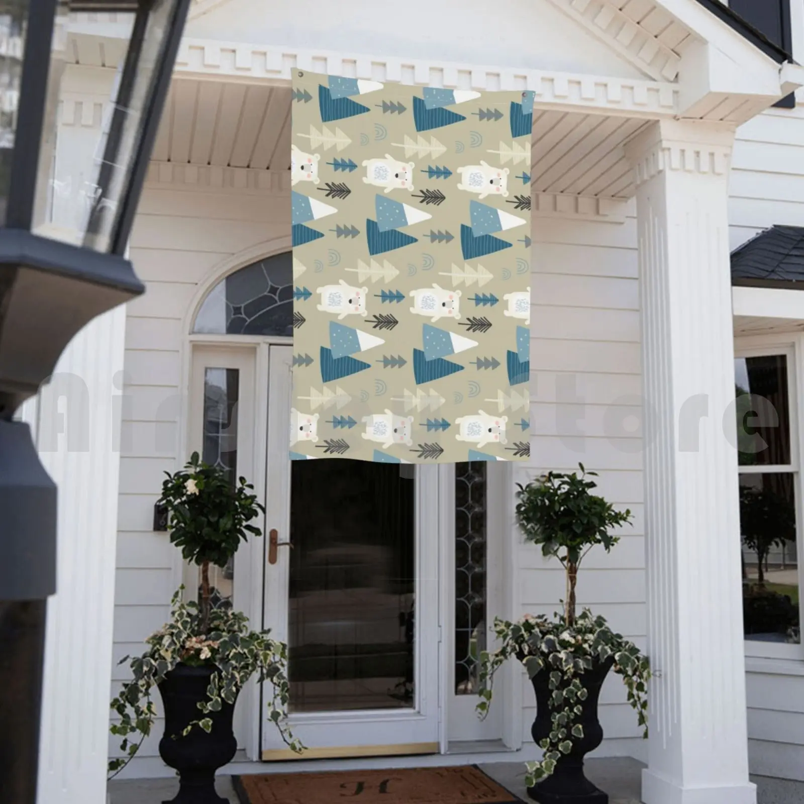 Флаг Автомобильный флаг Арктический Забавный шейный Гатор головной убор для