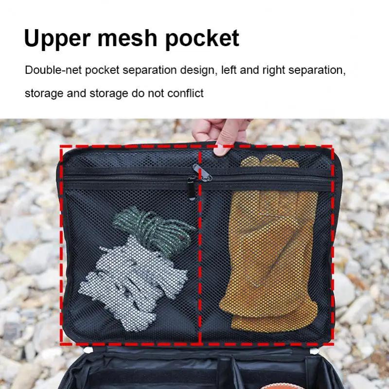 

High-capacity Tool Bag Large Storage Camping Tool Bag Waterproof Kitchen Storage Tableware Bag Outdoors Duffel Bag Camping Bag