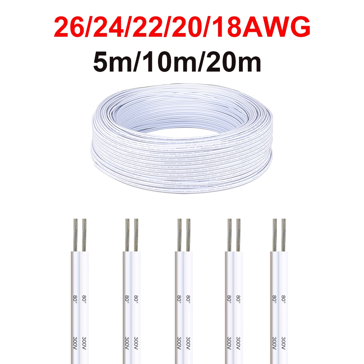 

2-контактный светодиодный удлинительный кабель SM JST, соединительный провод 12 В, гибкий электрический провод для COB SMD 3528 5050, одноцветные светодиодные ленты