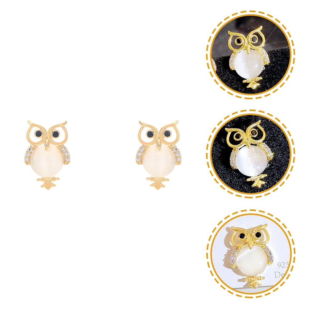 

Earringsowl Studjewelry Hoop Valentine Girls Studs Earring Costume Hypoallergenic Fashion Trendy Gifts Small Tragus Pierced
