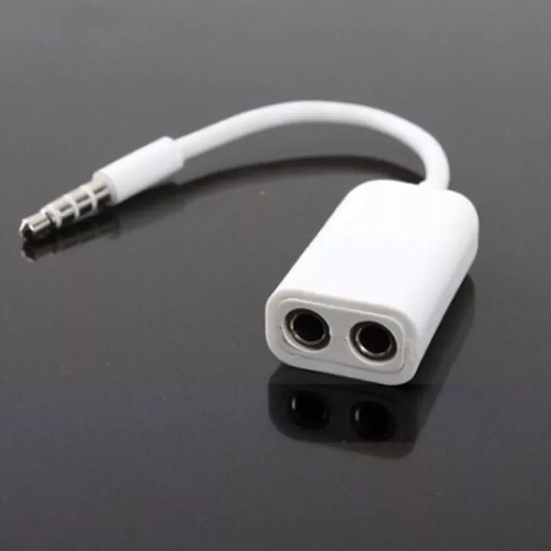 

Hot Sale 3.5mm 1Male To 2 Female Audio Headphone Headset Earphone Splitter Cable Double Jack Headphone Splitter for PC Cellphone