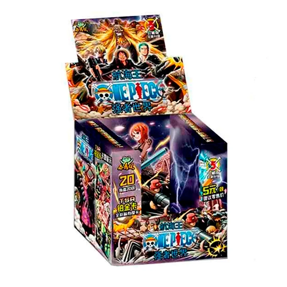 

ONE PIECE Luffy Roronoa Sanji Nami Paper Card Games Children Anime Peripheral Character Collection Kid's Gift Playing Card Toy