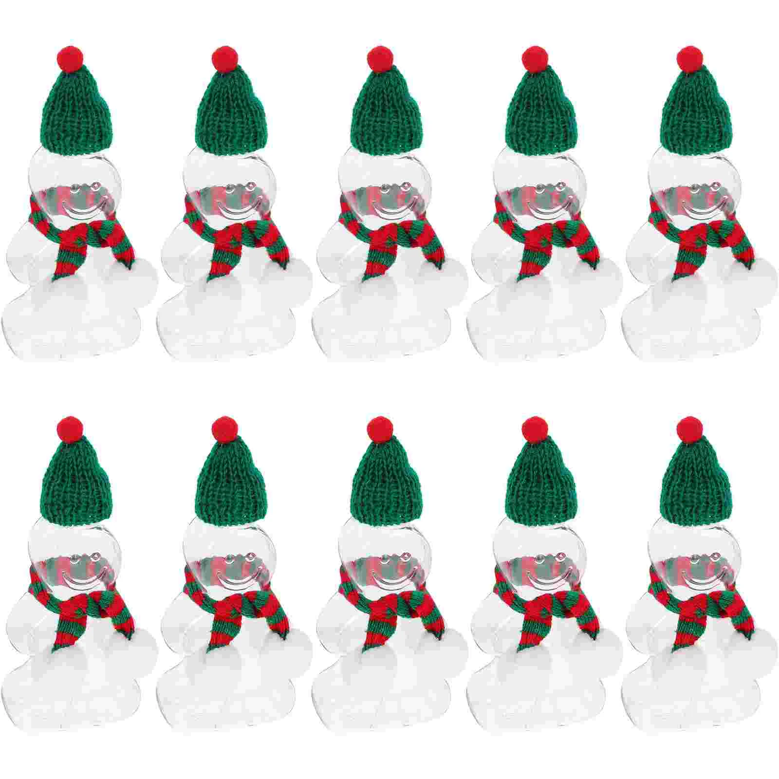 

Christmas Gingerbread Man Bottles Empty Juice Drink Bottle Beverage Bottles With Scarves Hats Party Favors