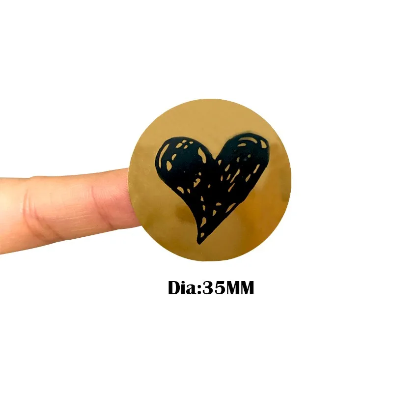 Рисунок 6 - наклейки s LOVE Heart Black ручная