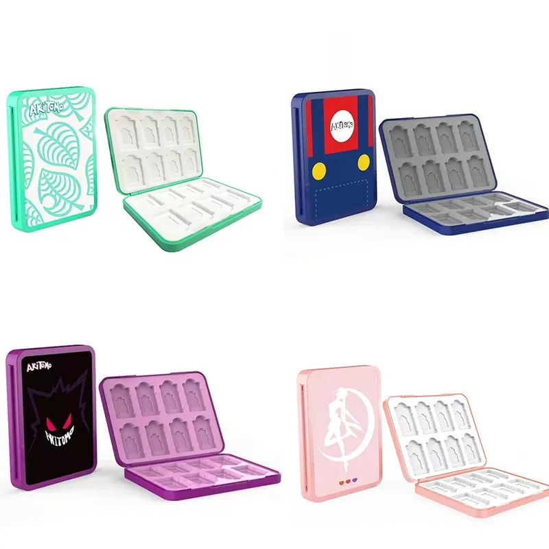 

Nintend Switch Accessories Cute Game Card Case SD Cards Pink Shell Swtch Storage Box for Nintendo Switch/Lite Accessories