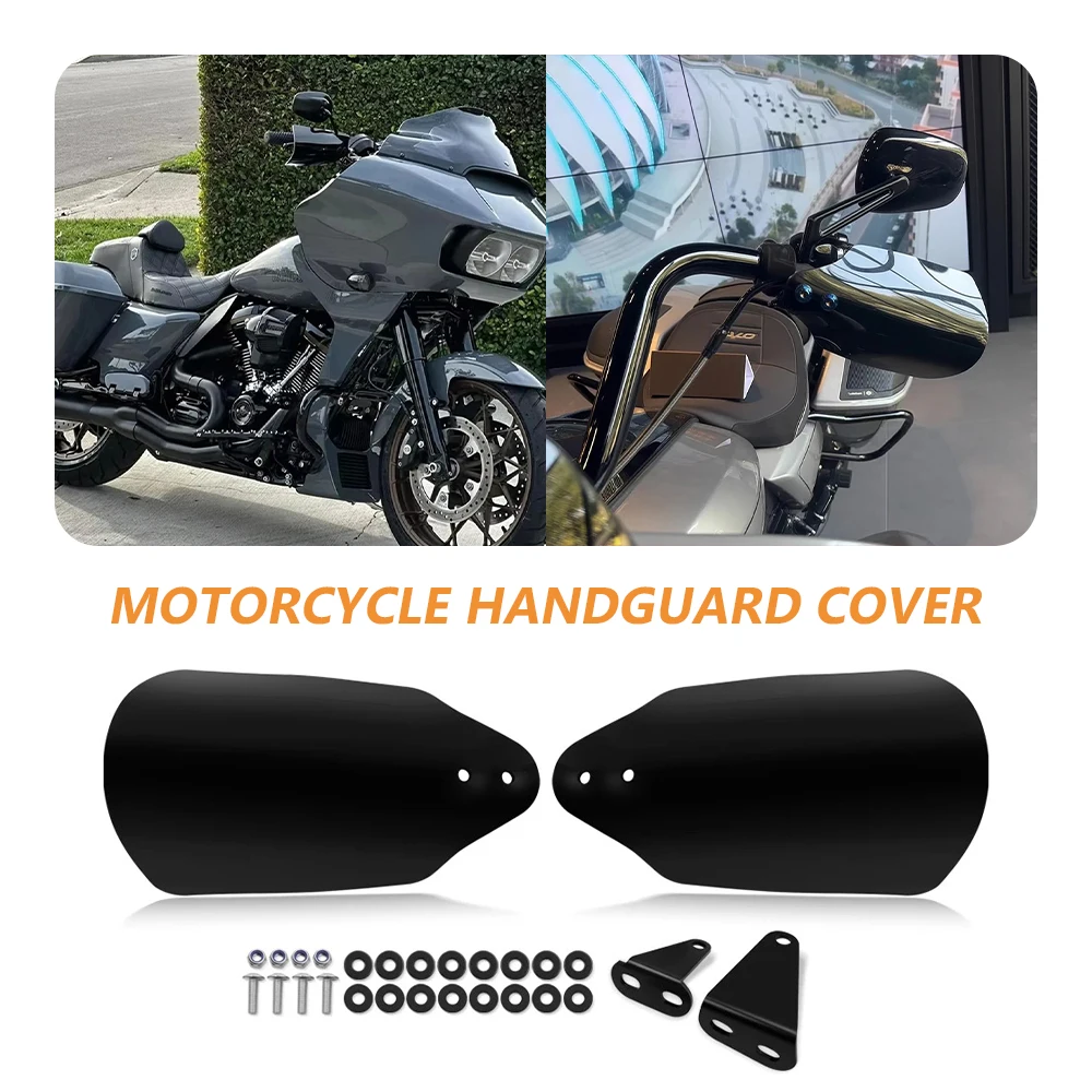 Фото Защита для рук на руль мотоцикла Harley Road Glide CVO SE FLTRXSE 2018-2020, ветровой дефлектор, спойлер, защитный экран №2