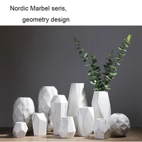 nordic ceramic vases marble design warm vase geometry shape morden home decoration birthday gift for wife husband