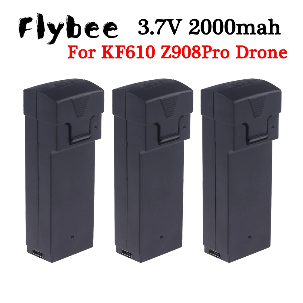 Сменный аккумулятор для дрона батарея KF610 Z908Pro RC Квадрокоптер вертолет 3 7 в 2000 мАч